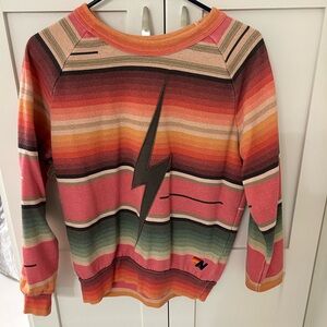 Aviator Nation multi-colored sweatshirt. Size Small.